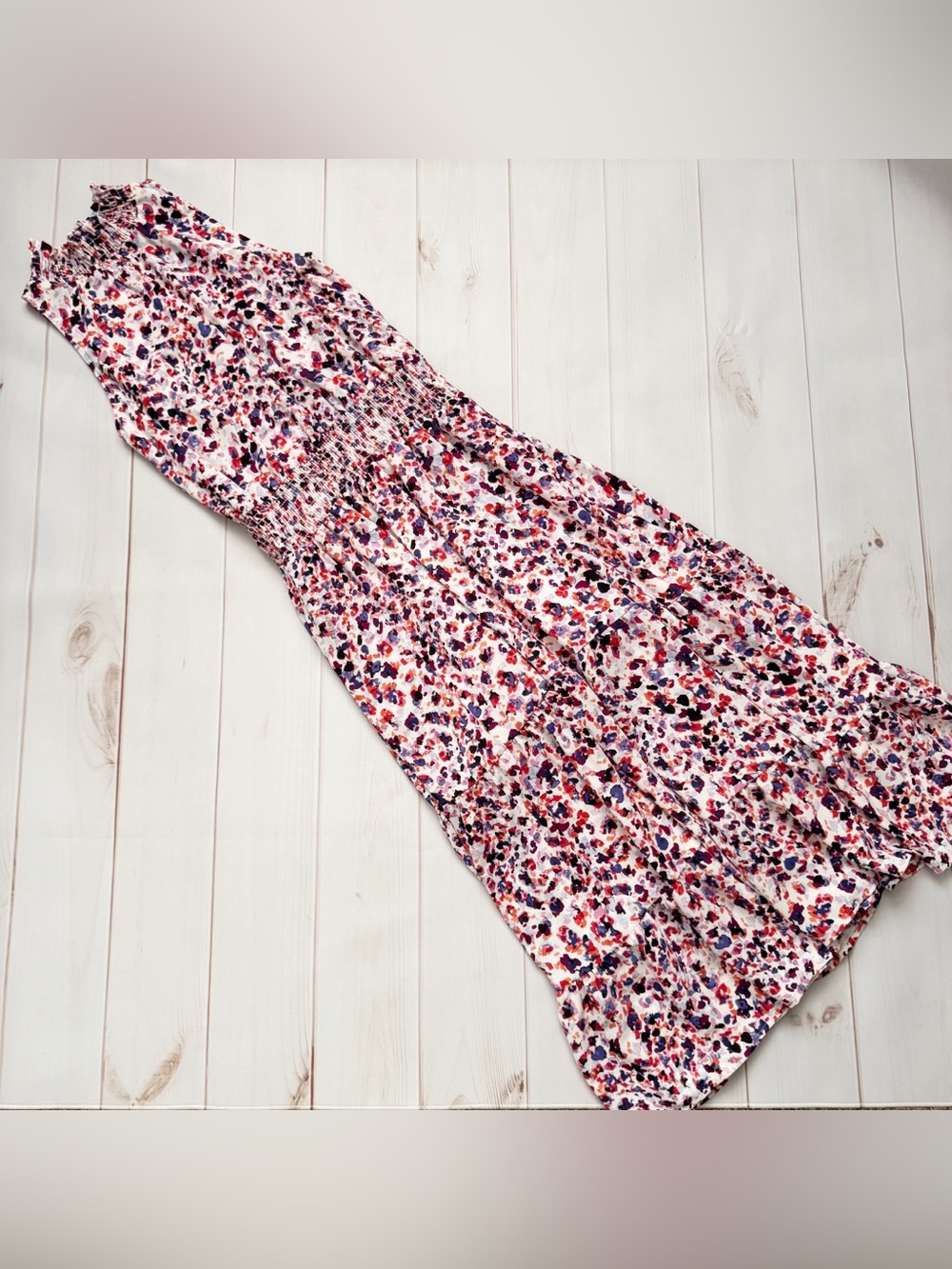 Allison Joy Mock Neck Maxi Dress